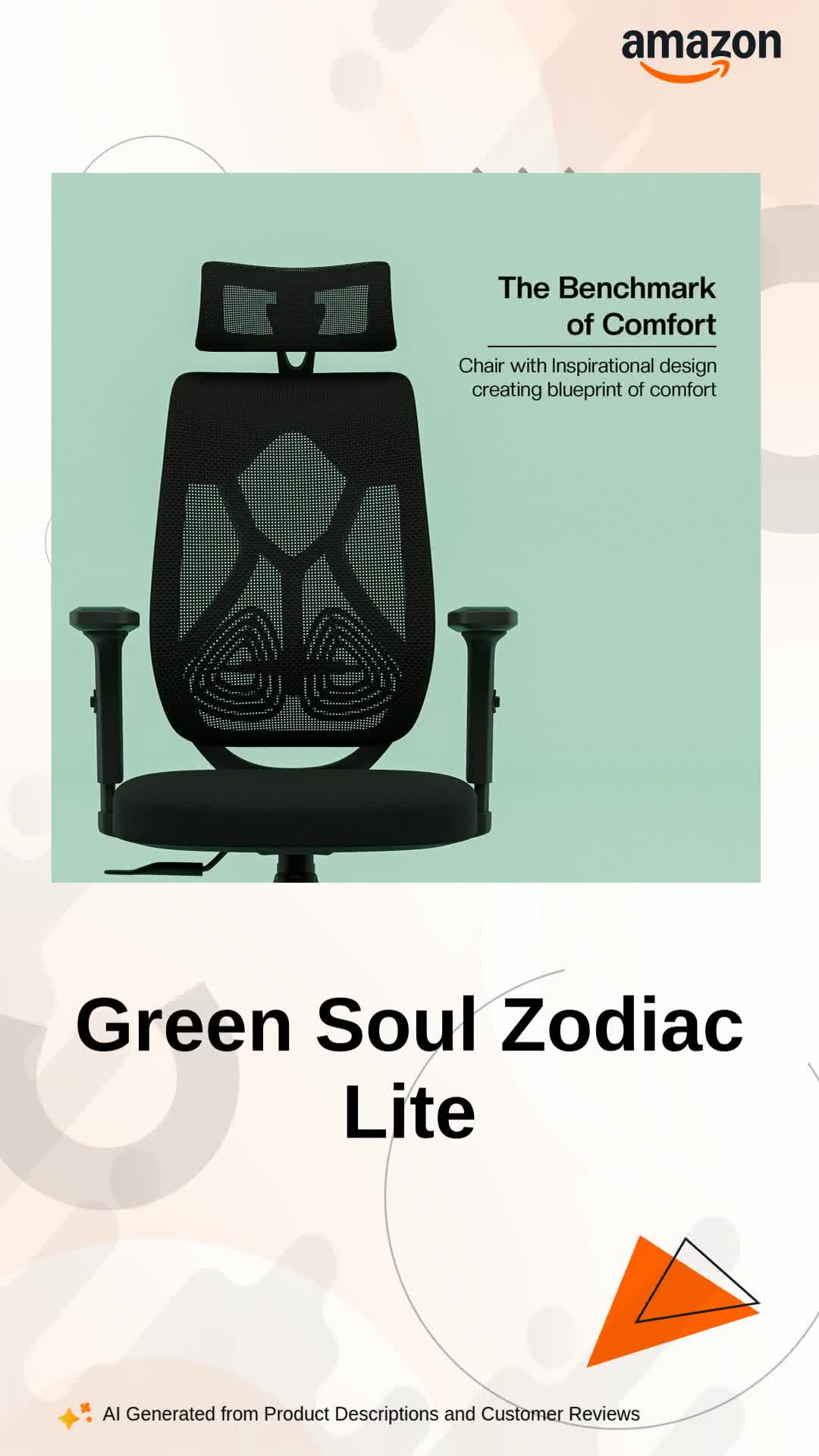 Green Soul Zodiac Lite | Office Chair | Flybird Ergonomic Design